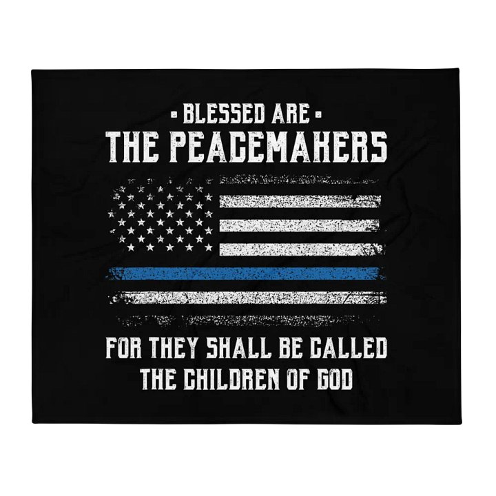 Blessed Are The Peacemakers - Throw Blanket product image (1)