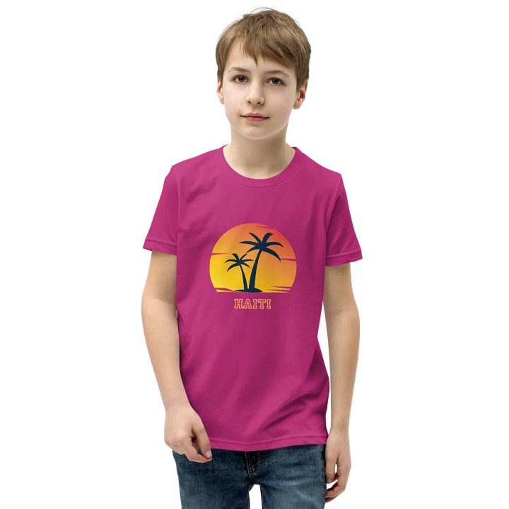 Haitian Sunset Youth T-Shirt product image (8)