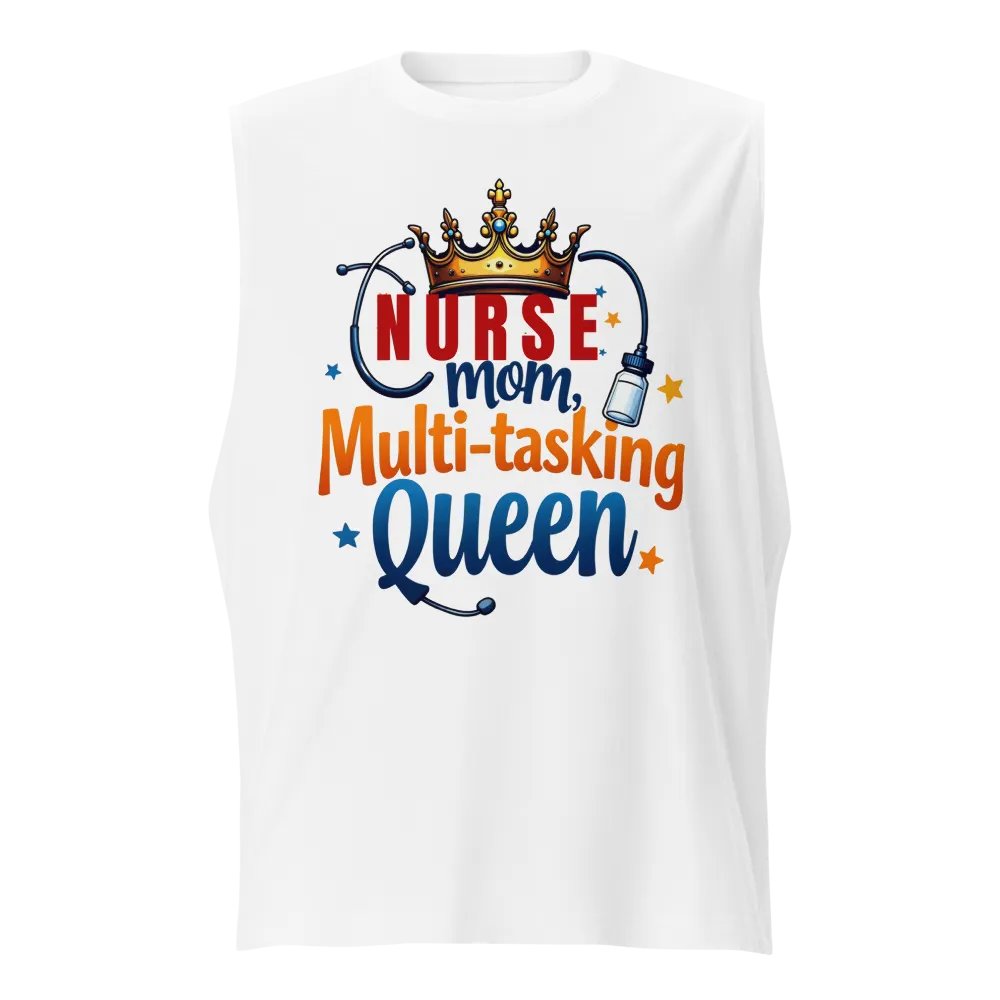 Nurse Mom Multi-tasking Queen Muscle Tank product image (5)