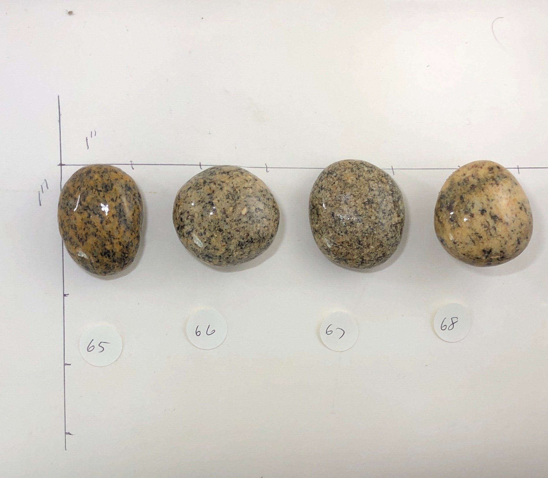 Rock cabinet knobs- Lake Superior yellows/oranges/greens colors -choice of rock product image (3)