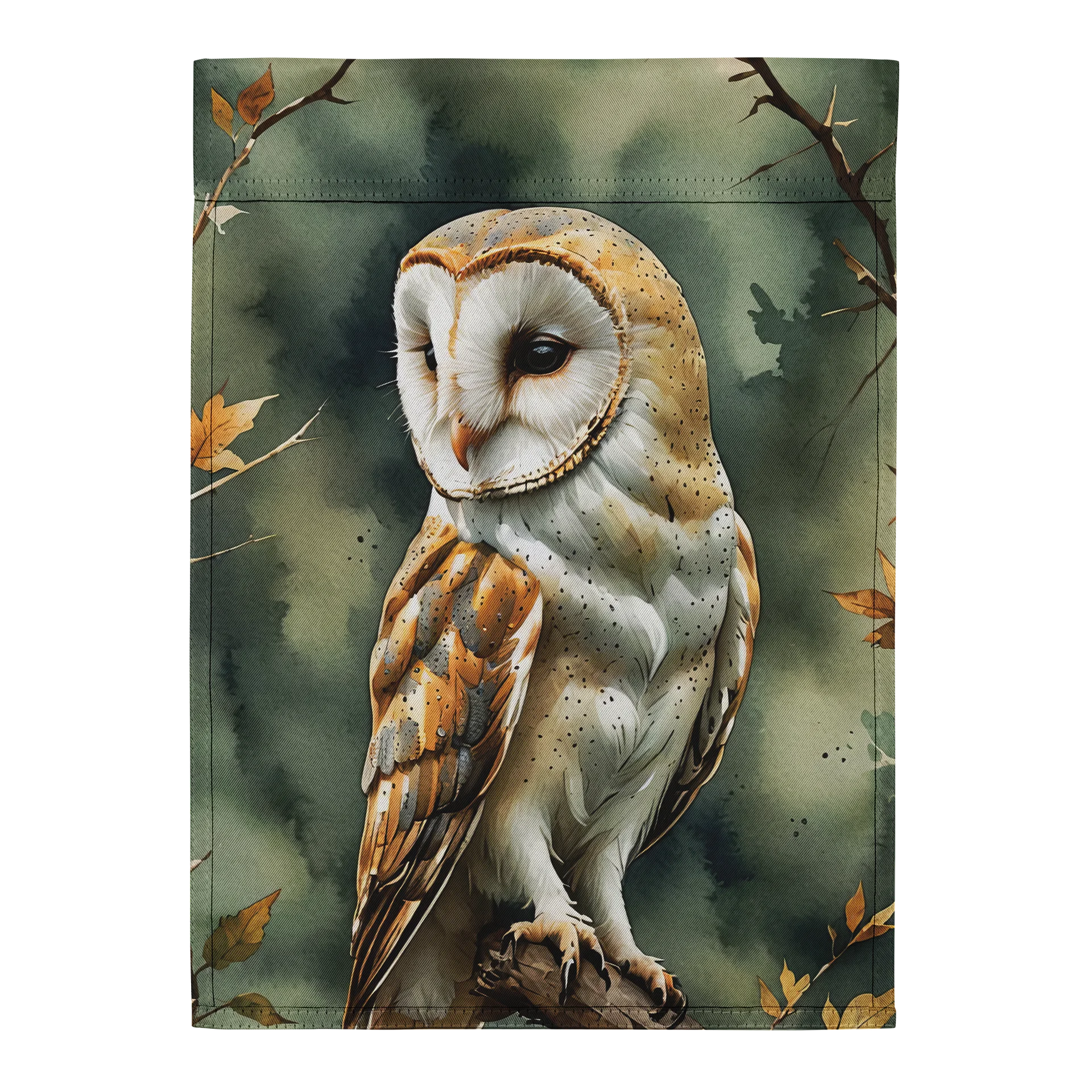 Barn Owl Garden Flag product image (3)
