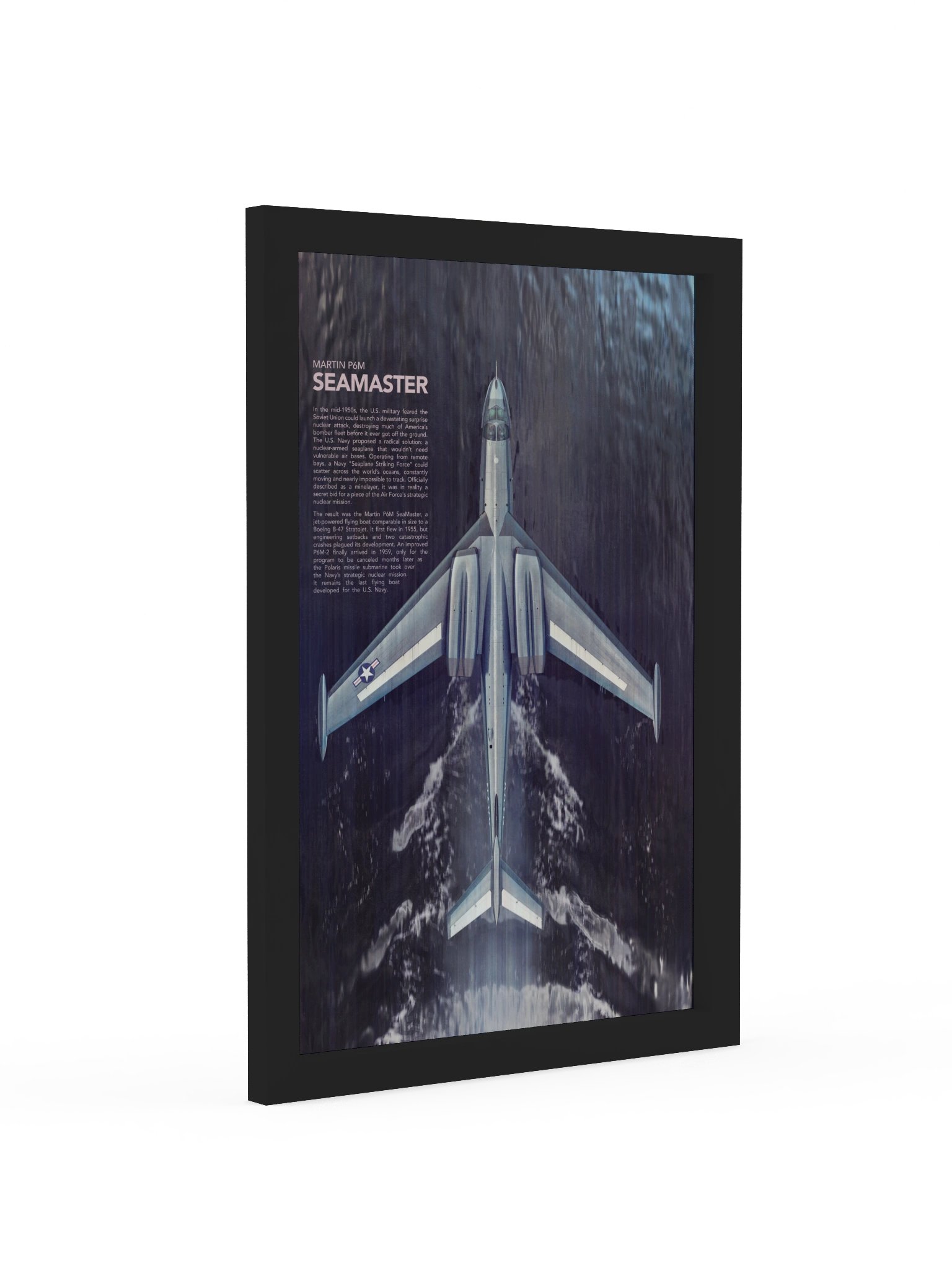 P6M-2 SeaMaster Framed Artwork product image (1)