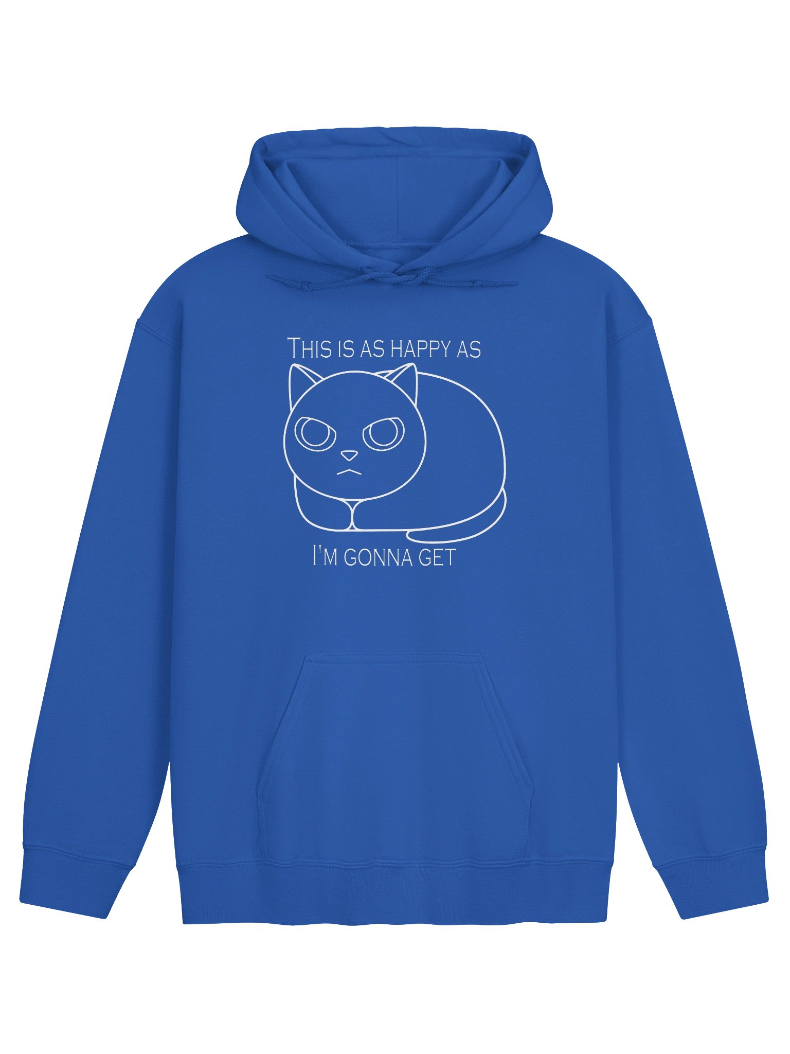 Happy Grumpy Cat - Unisex Adult Hoodie product image (1)
