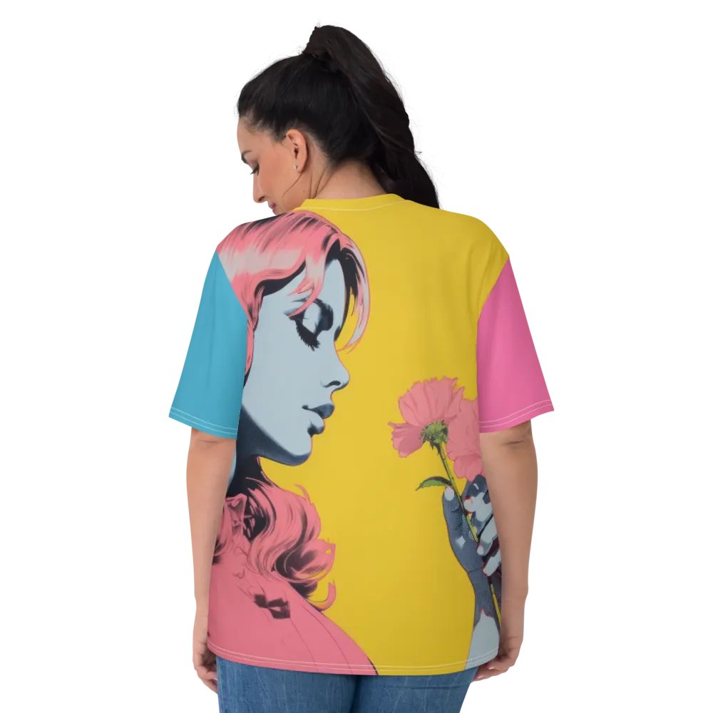 Pop Art Portrait All-Over Print Women’s Crew Neck T-Shirt product image (8)