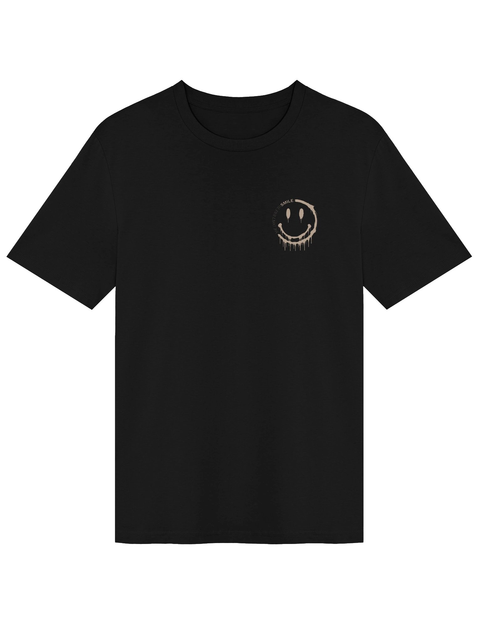 SMILE Organic Ribbed Crew-Neck T-Shirt product image (1)