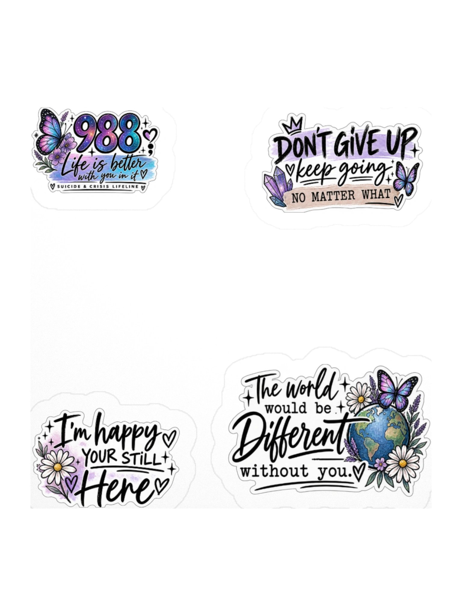 You Matter Mental Health Sticker Collection | Color Edition product image (1)