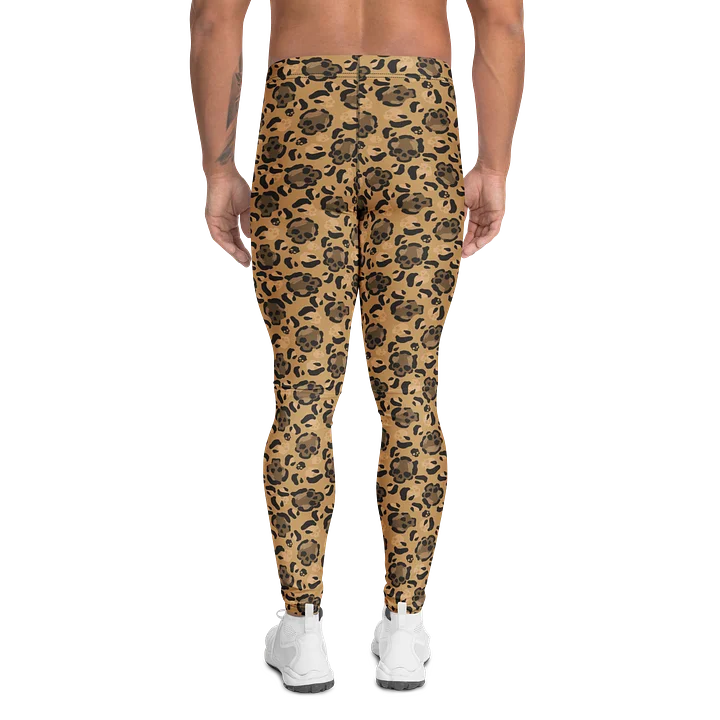 Skulls and Bones Leopard Print Men's Leggings product image (2)