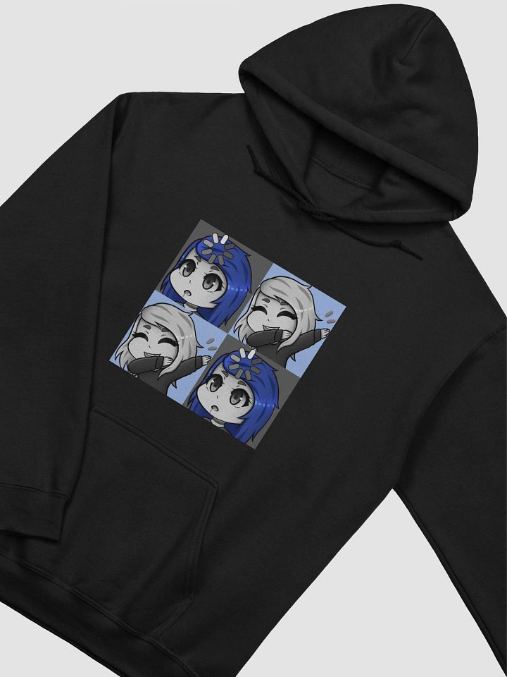 Blue Four-Block Emotes | Classic hoodie product image (2)