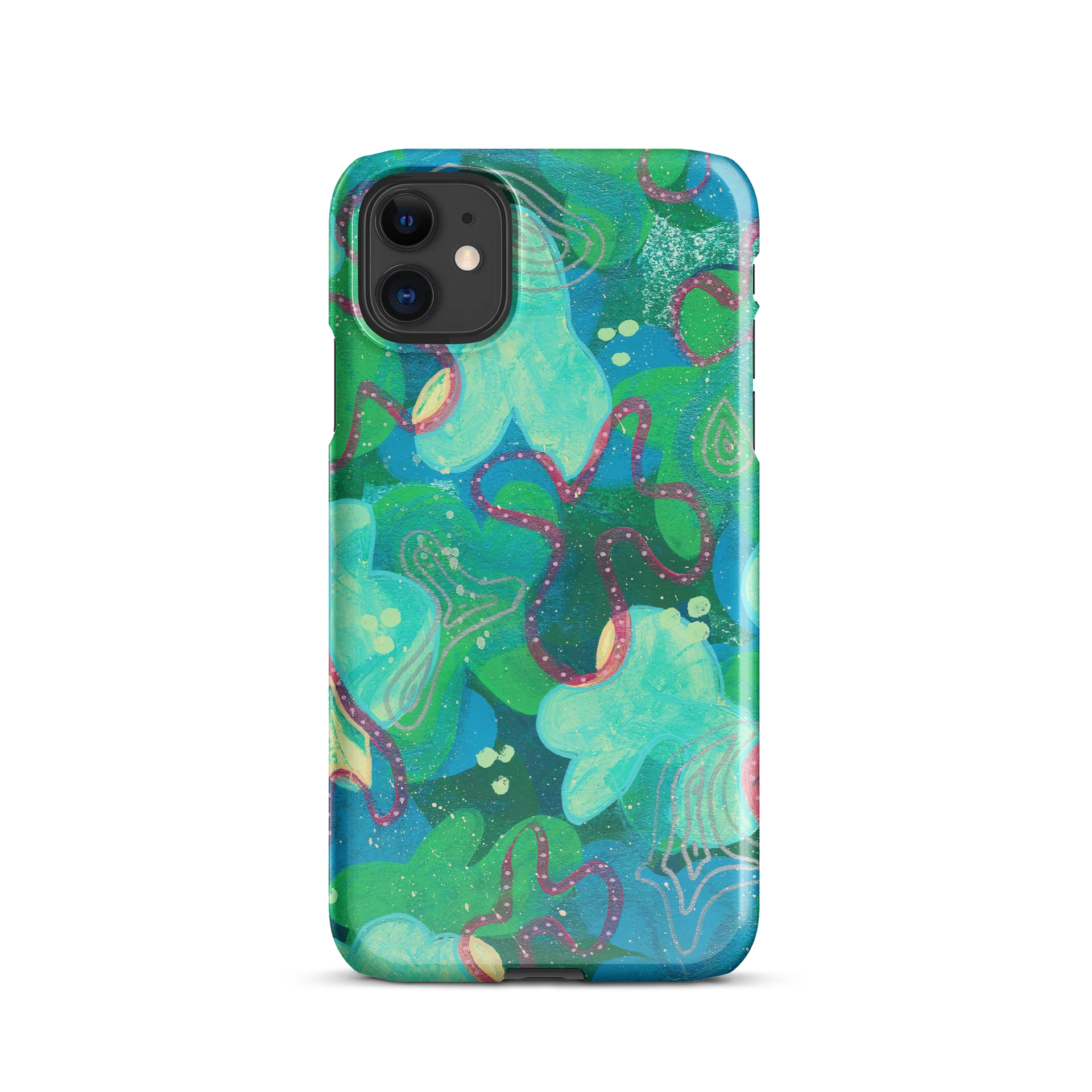 Lily Pad Blobs iPhone case product image (2)
