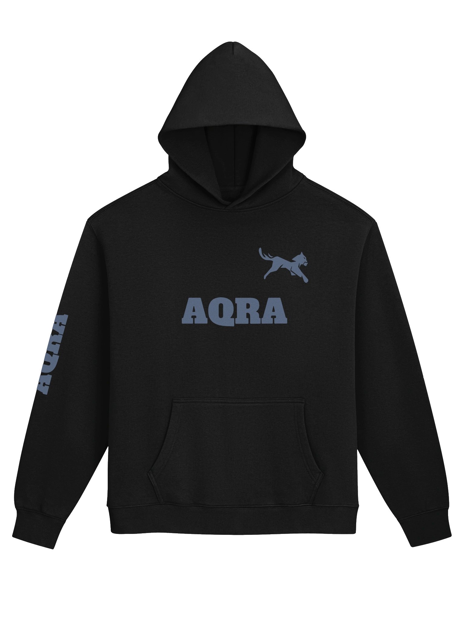 AQRA Signature Heavyweight Pullover Hoodie | Navy Blue product image (5)