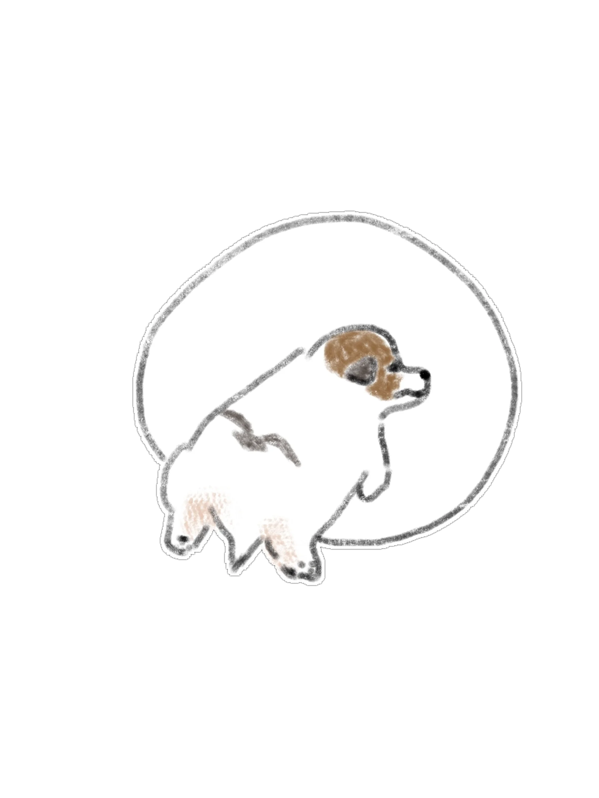 15 Cute Hand-Drawn Dog PNG Clipart Bundle product image (9)
