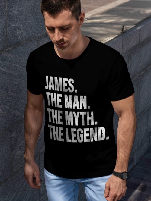 James – The Man. The Myth. The Legend. | Premium Name T-Shirt product image (2)