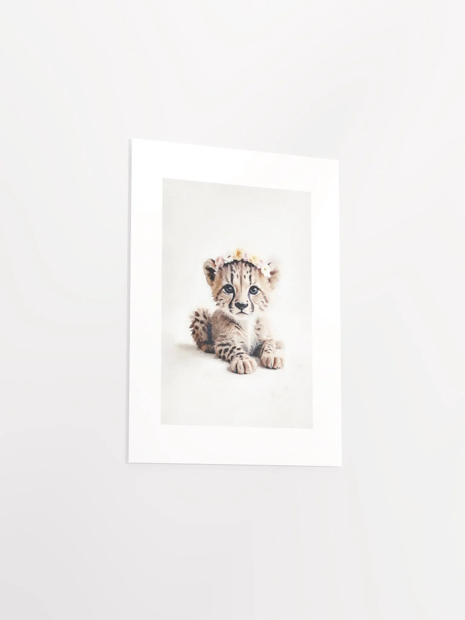 Cheetah Cub Passepartout Print product image (21)