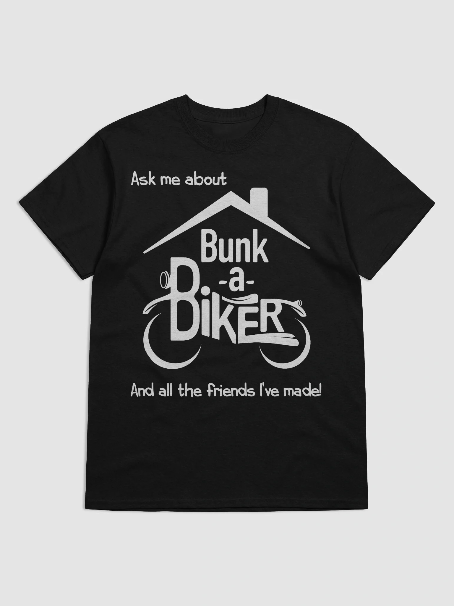 BaB Ask Me Shirt - White Logo