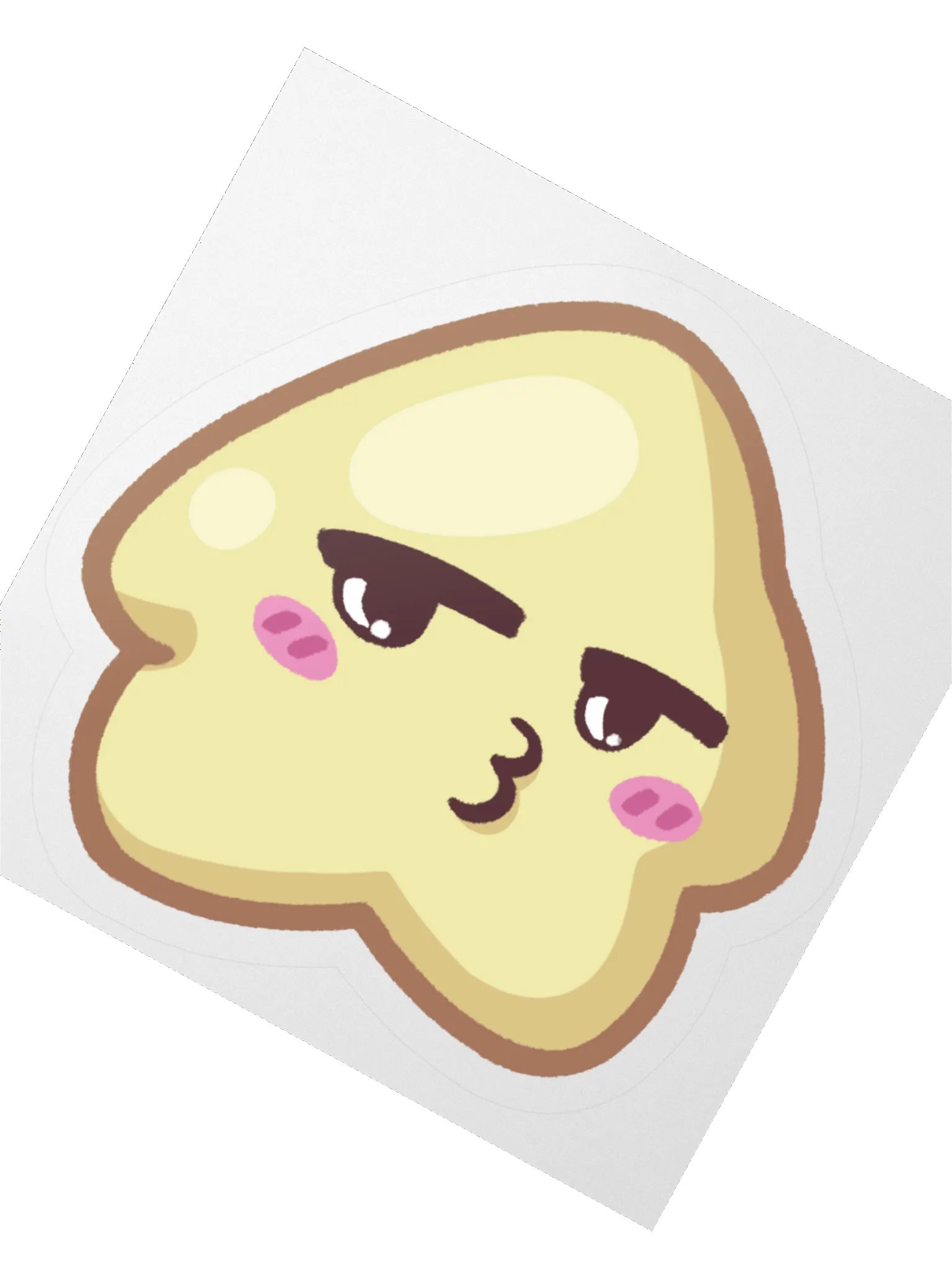 Pouting Star Sticker product image (2)