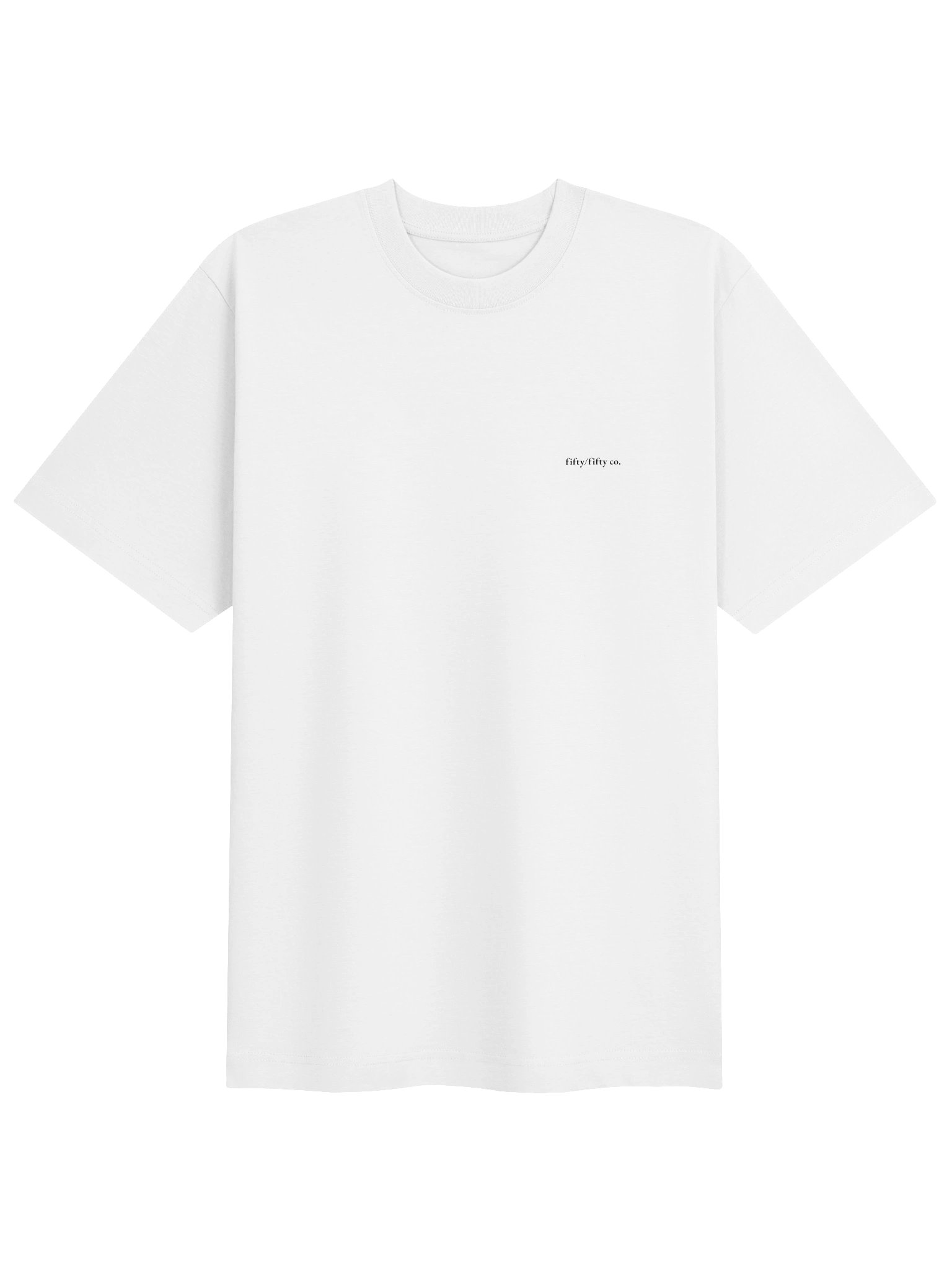 fifty/fifty co. soft white tee product image (1)