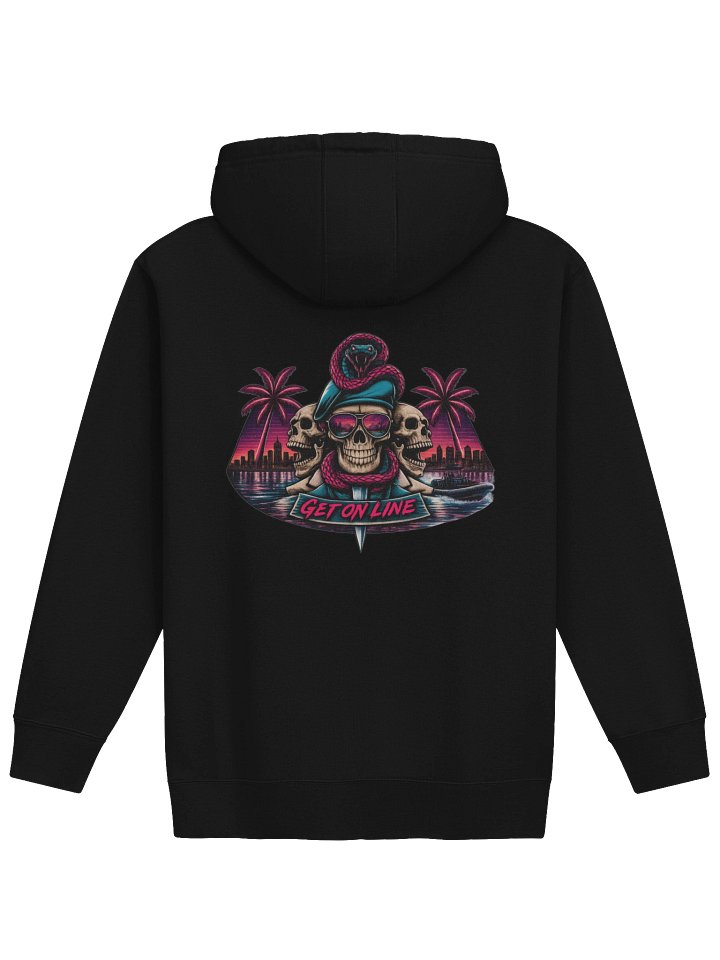 GET ON LINE – Miami Nights Hoodie product image (2)
