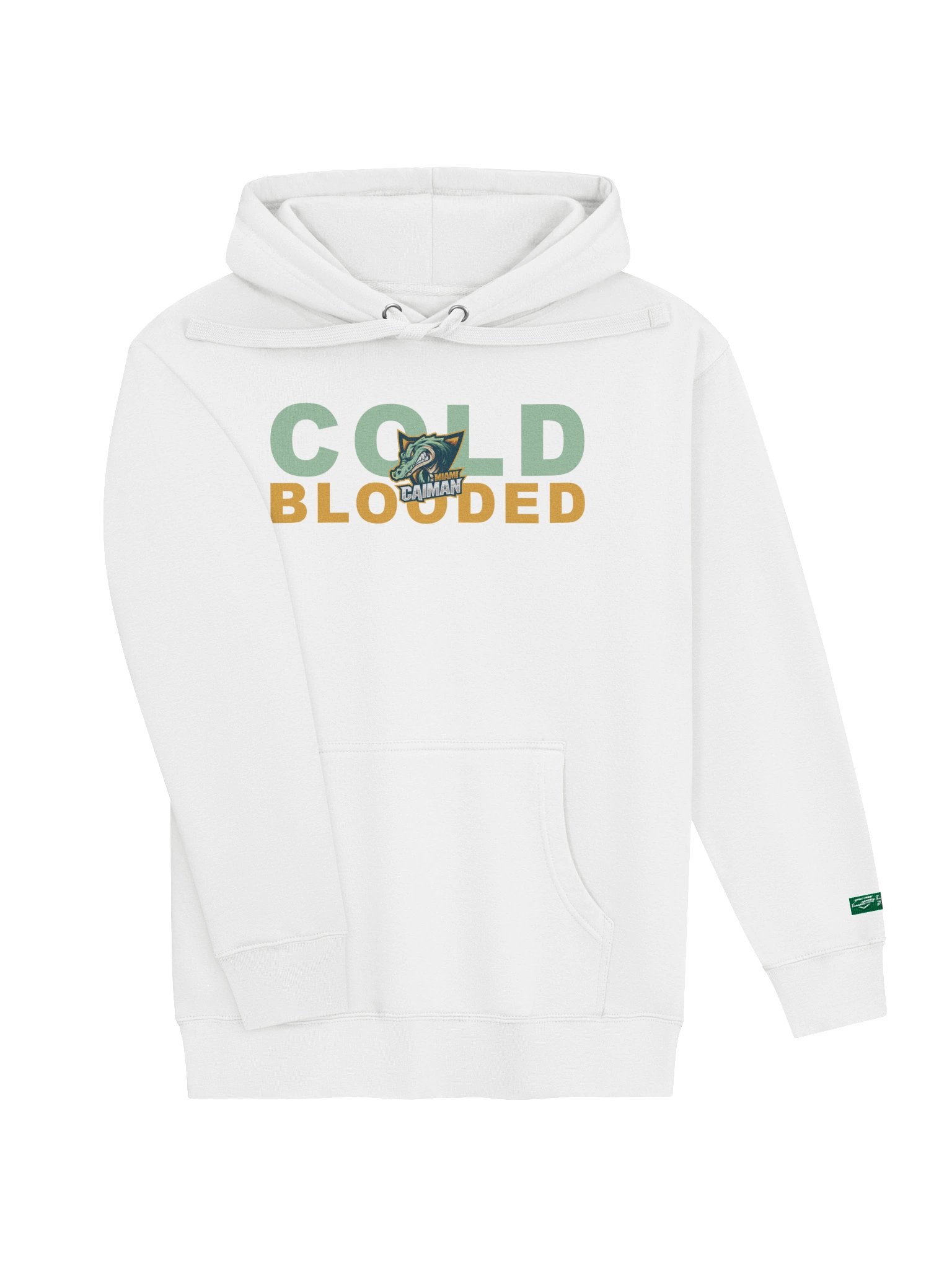 Miami Caiman Cold Blooded Slogan Series Hoodie product image (3)