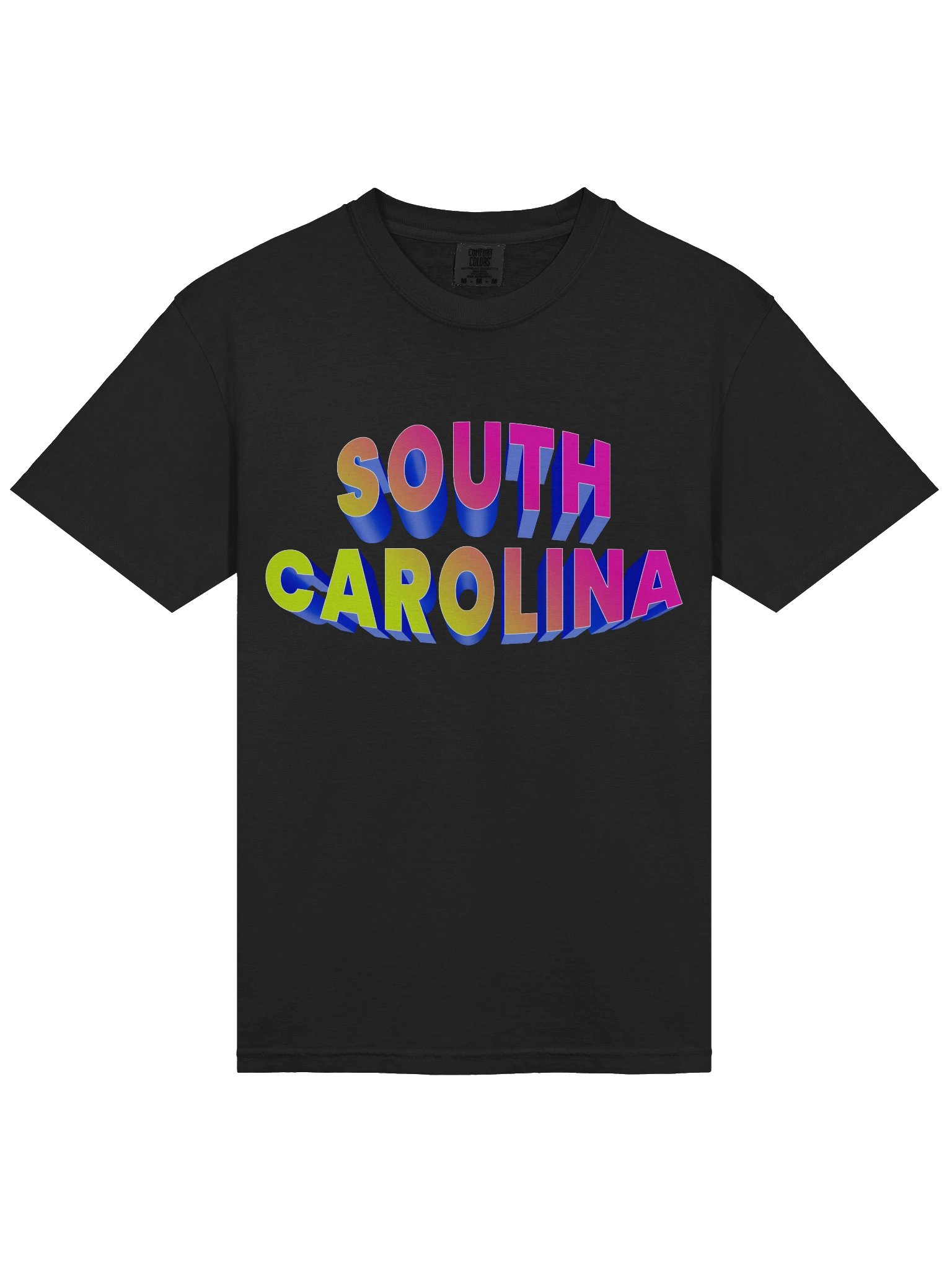 SOUTH CAROLINA 3D Gradient Wordmark Tee product image (3)
