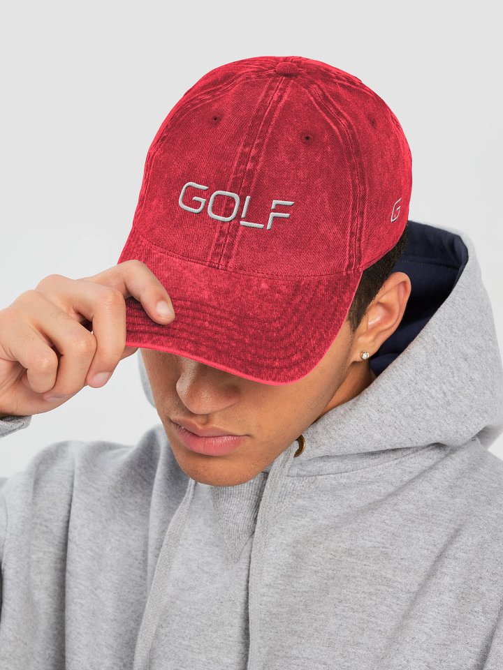 Golffari vintage golflippis, kolme brodeerausta product image (23)
