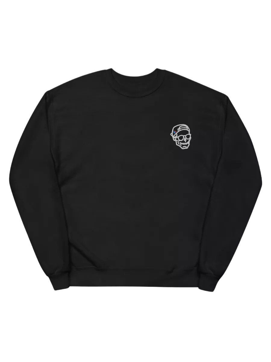 Skull Hanes Classic Crewneck (Embroidered) product image (1)