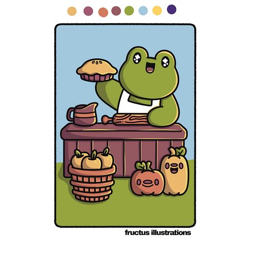 I don’t intend to join any of the art challenges for October, but I love @fructus.illustrations art and couldn’t resist downl...