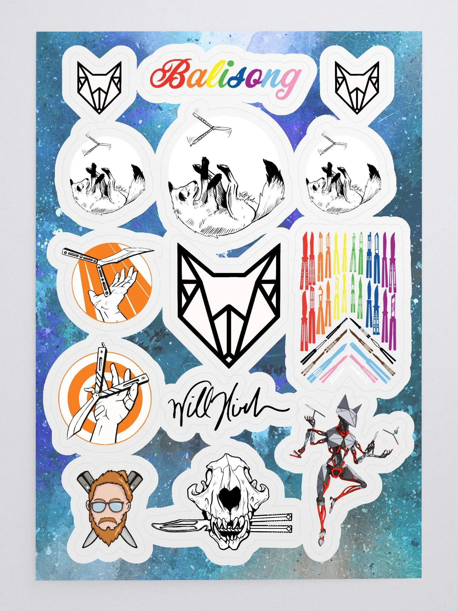 Will Hirsch Sticker Sheet product image (6)