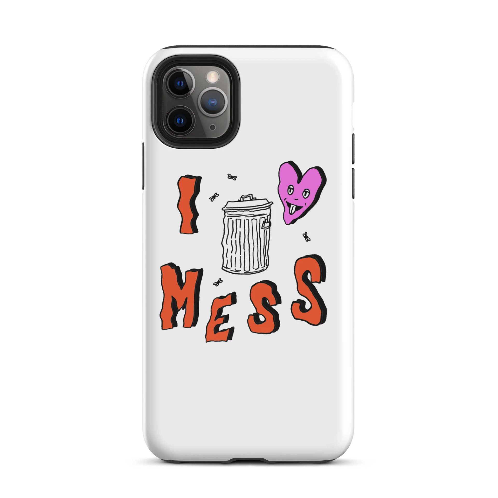 I Heart Mess iPhone Case product image (2)
