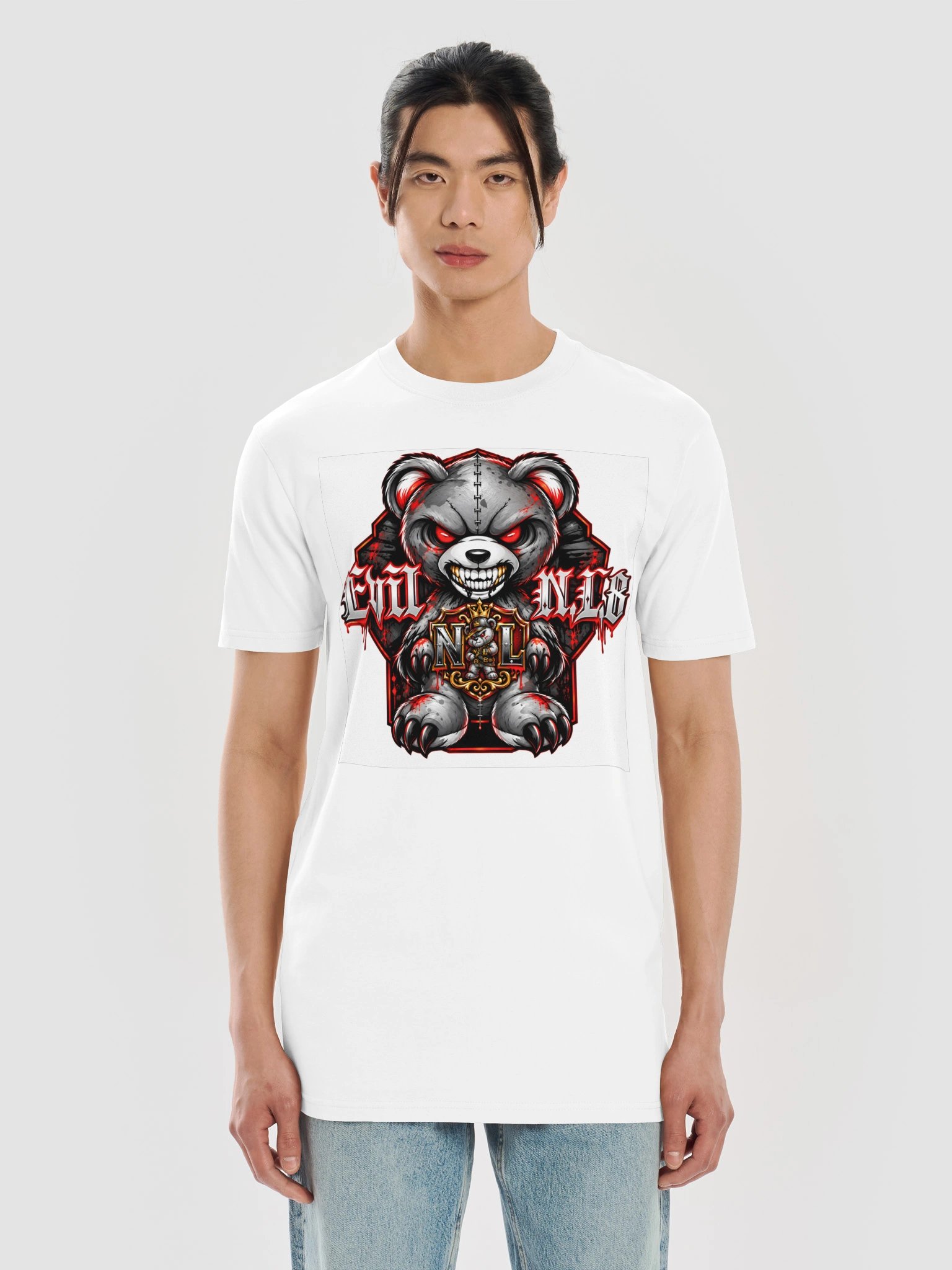 Gothic Bear Mascot Graphic Tee product image (5)