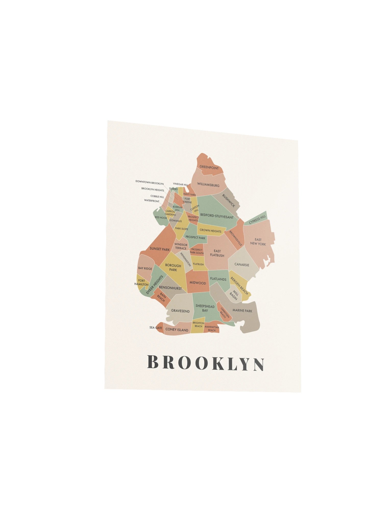 Brooklyn Neighborhood Map (Earth) product image (3)