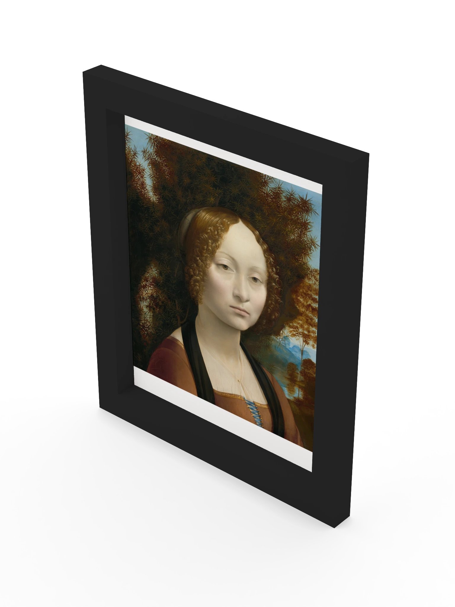 Leonardo da Vinci, Ginevra de' Benci (c. 1475) Fine Art Print product image (17)