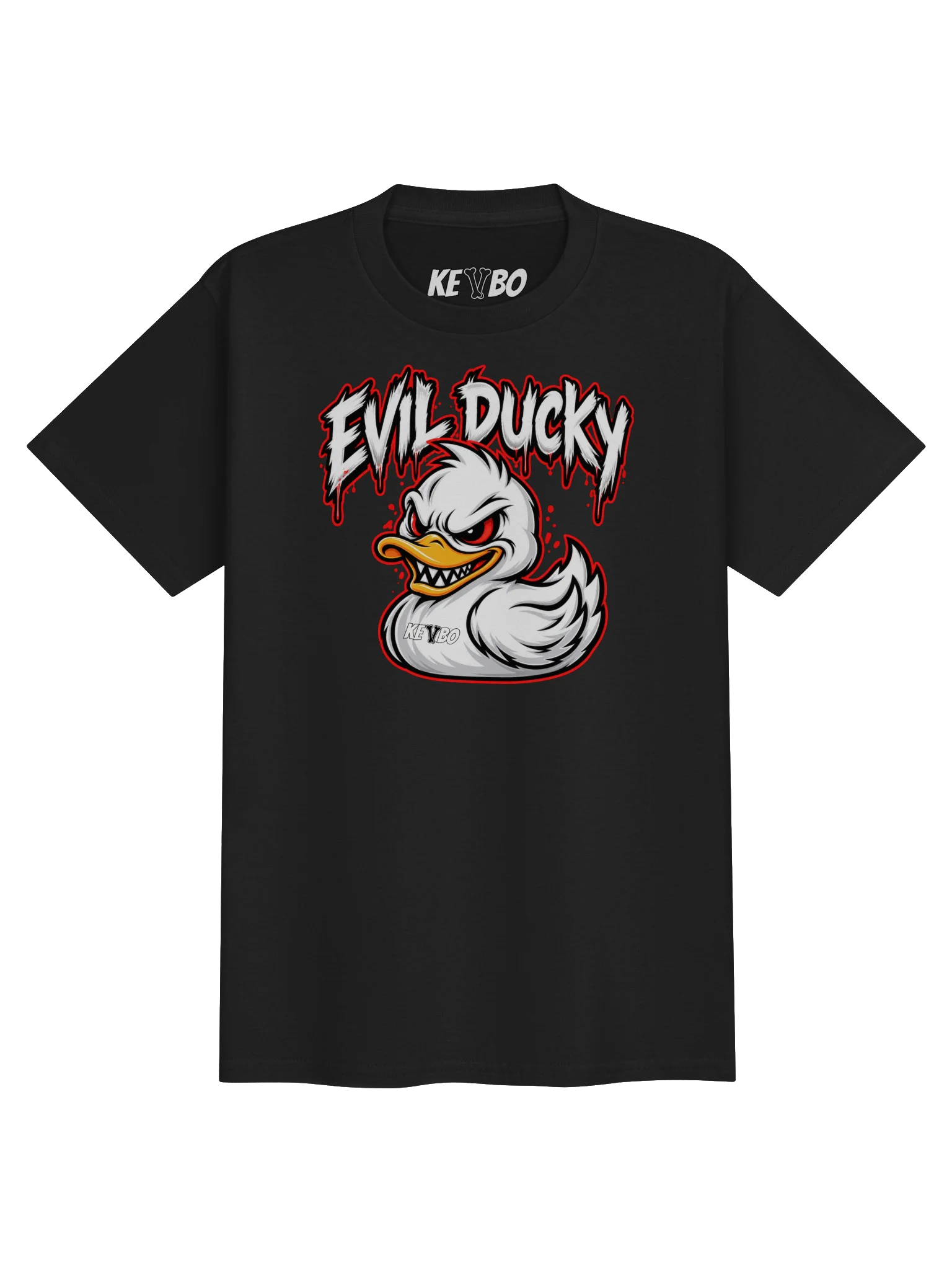KEVBO "EVIL DUCKY" YOUTH Black T-Shirt product image (1)
