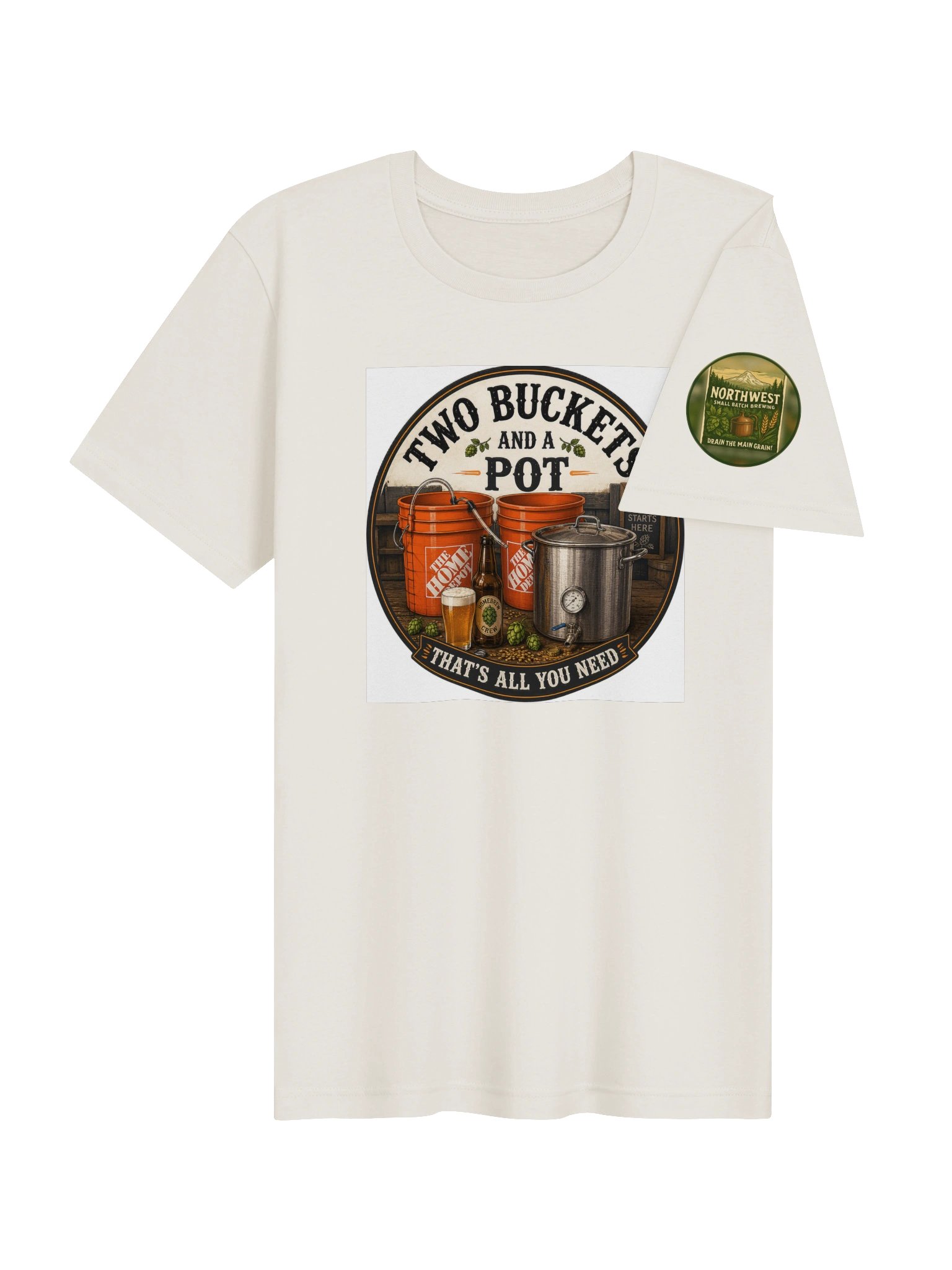 2 Buckets T-Shirt product image (4)
