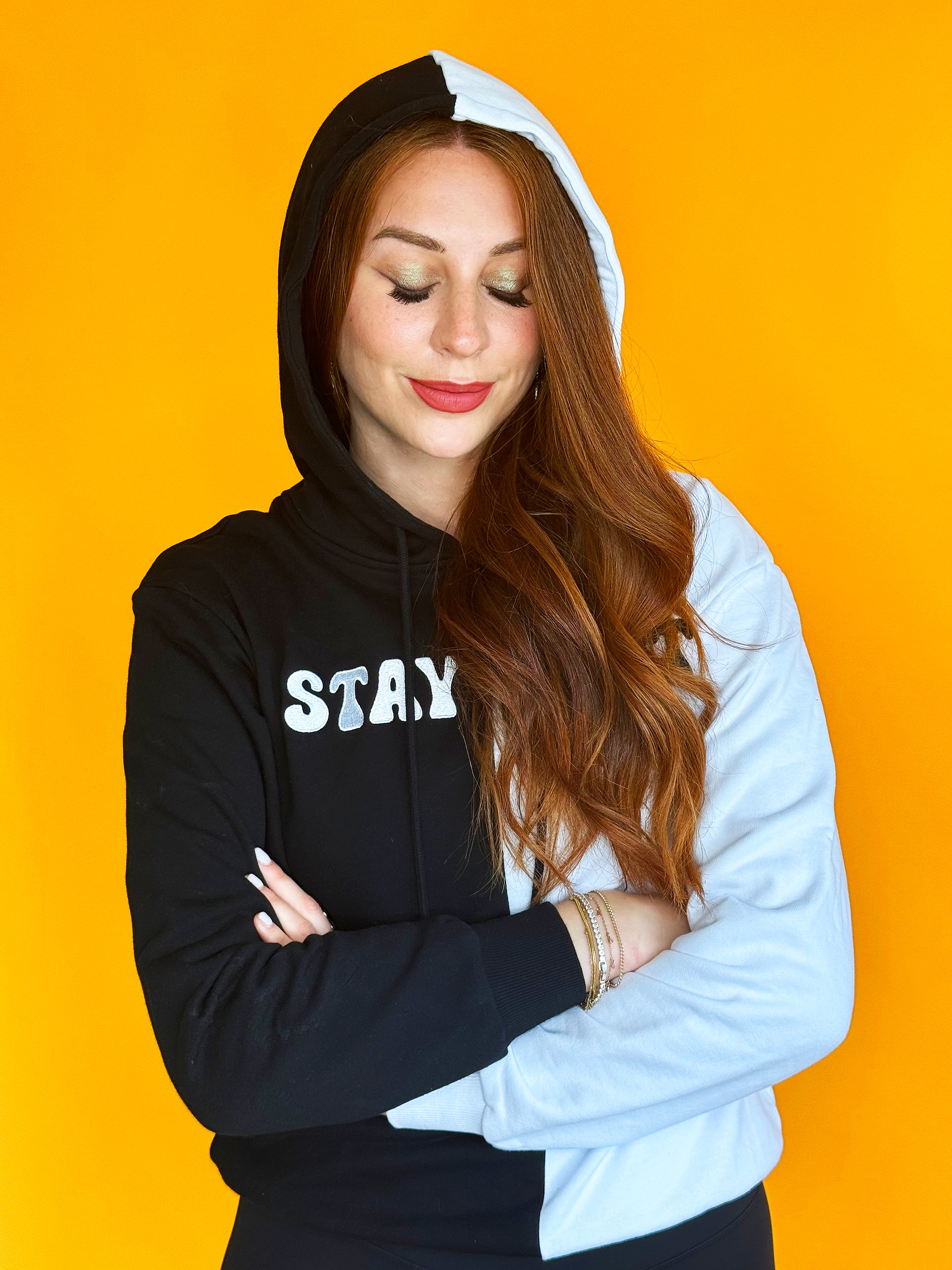 Stay Petty Color Block Hoodie product image (6)