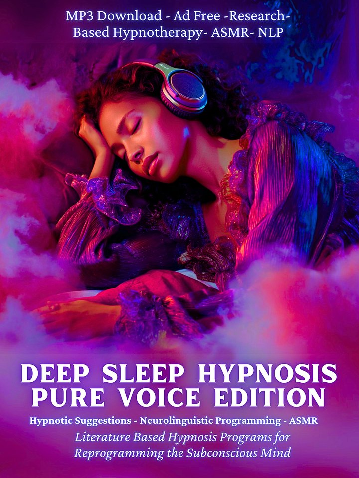 Deep Sleep Hypnosis Collection #1: Pure Voice Edition (No Music) product image (1)