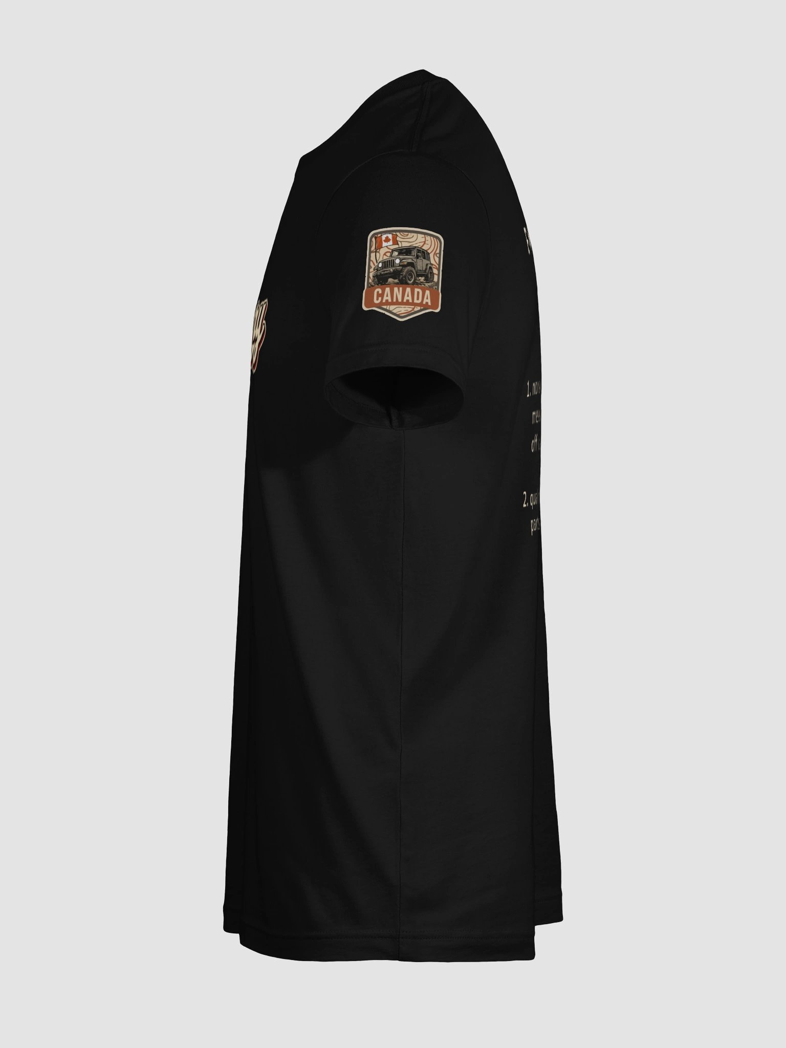 Unisex t-shirt with Fuckery Retro Logo and unauthorized definition (Dark colours) product image (5)