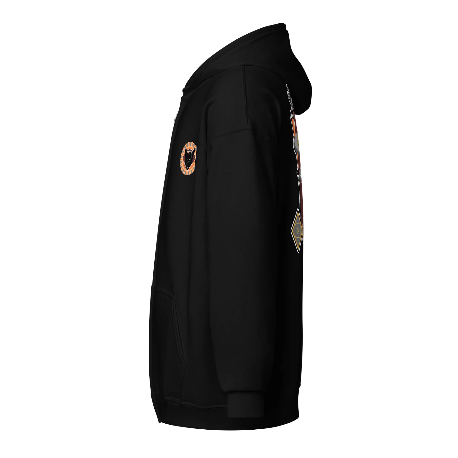 The Game Fox Vintage Sign Zip-up Hoodie product image (3)