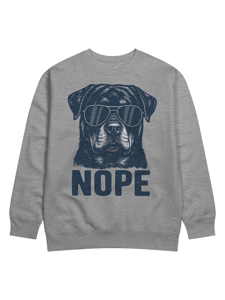 Nope Rottweiler Sweatshirt product image (5)
