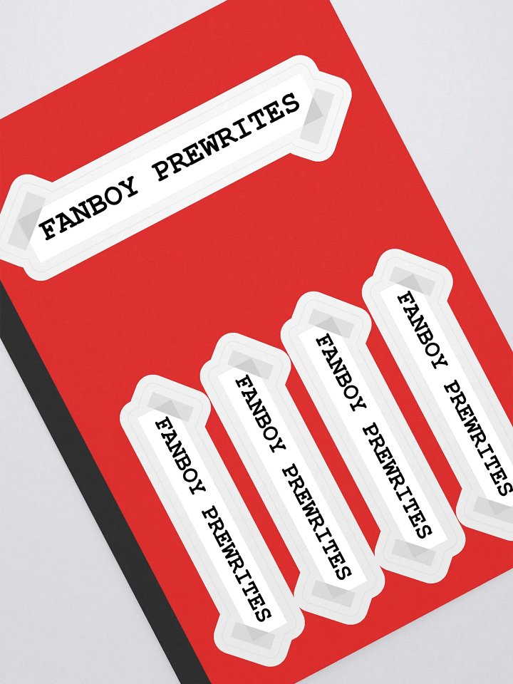 FANBOY PREWRITES Kiss Cut Sticker Sheet product image (1)