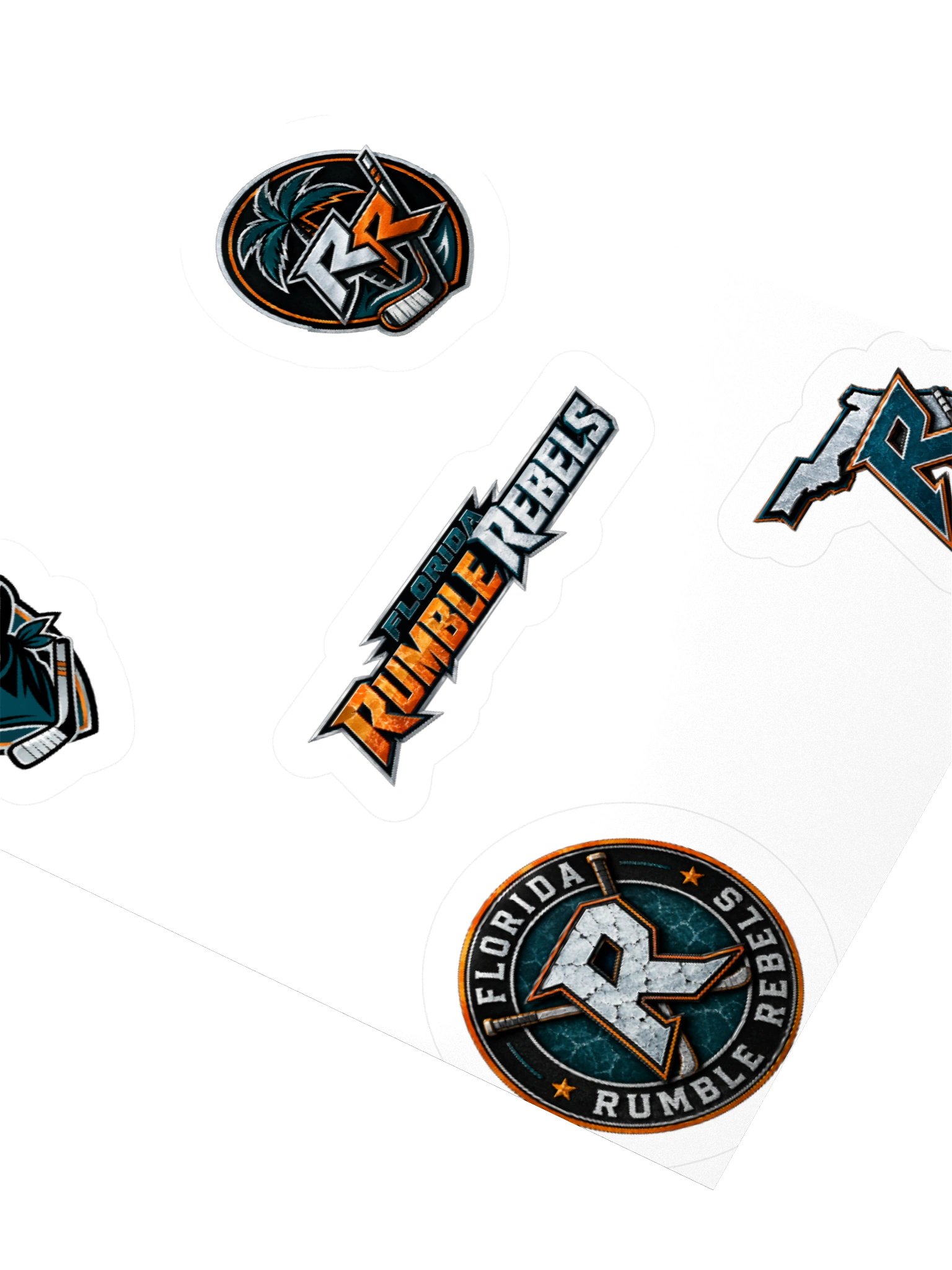 Florida Rumble Rebels Kiss Cut Sticker Set product image (9)