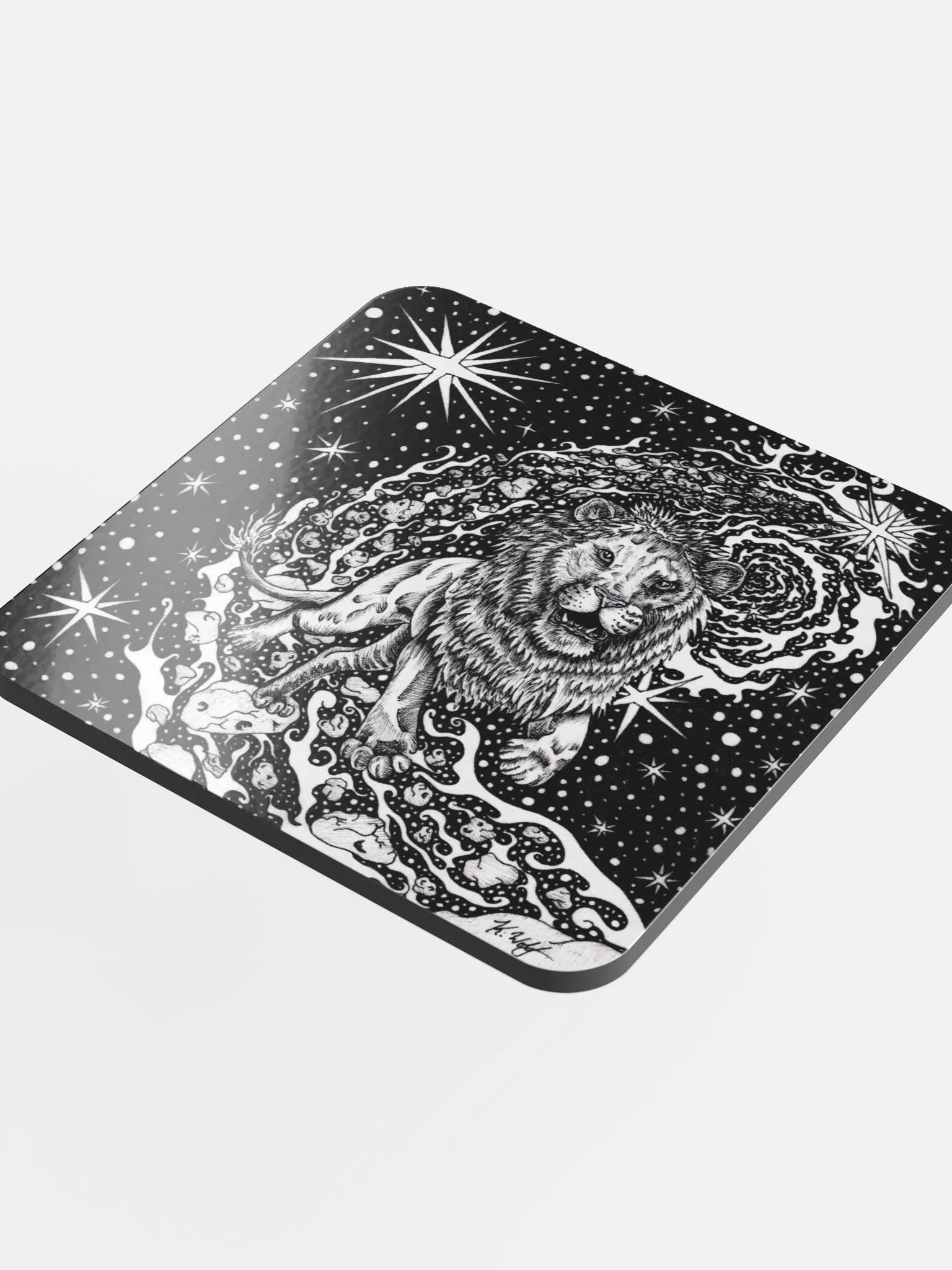 Leo Zodiac coaster product image (4)