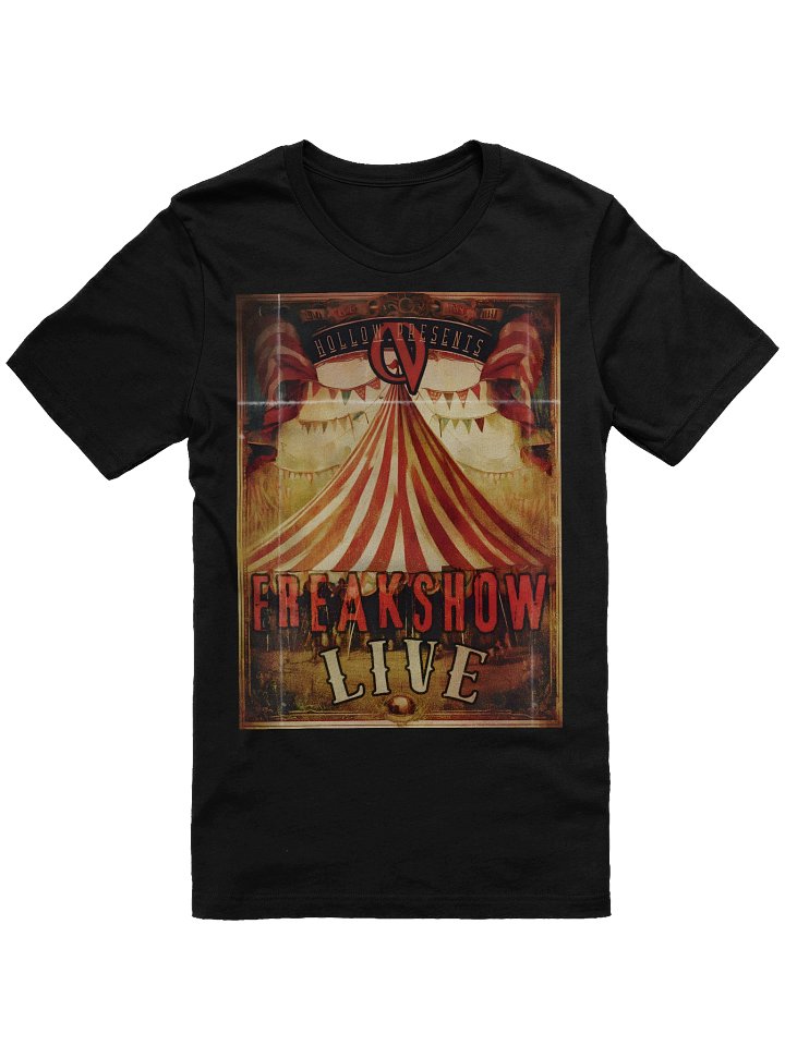 Hollow Freakshow front print unisex t-shirt product image (1)