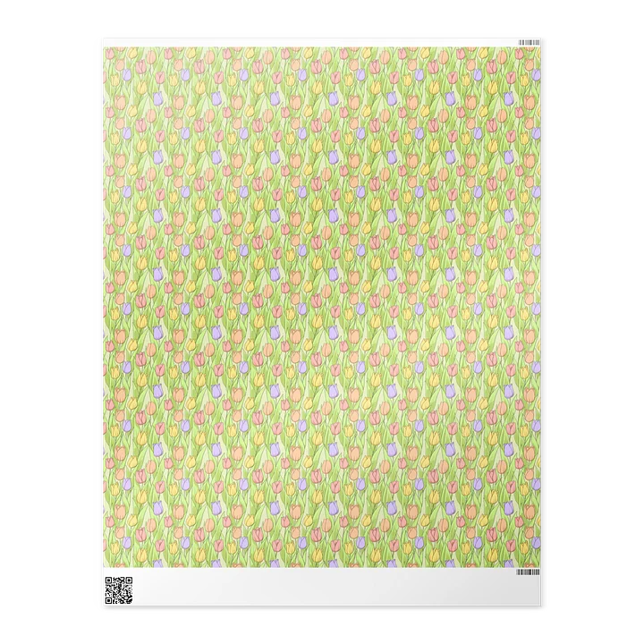 Bed of Tulips Wrapping Paper product image (1)