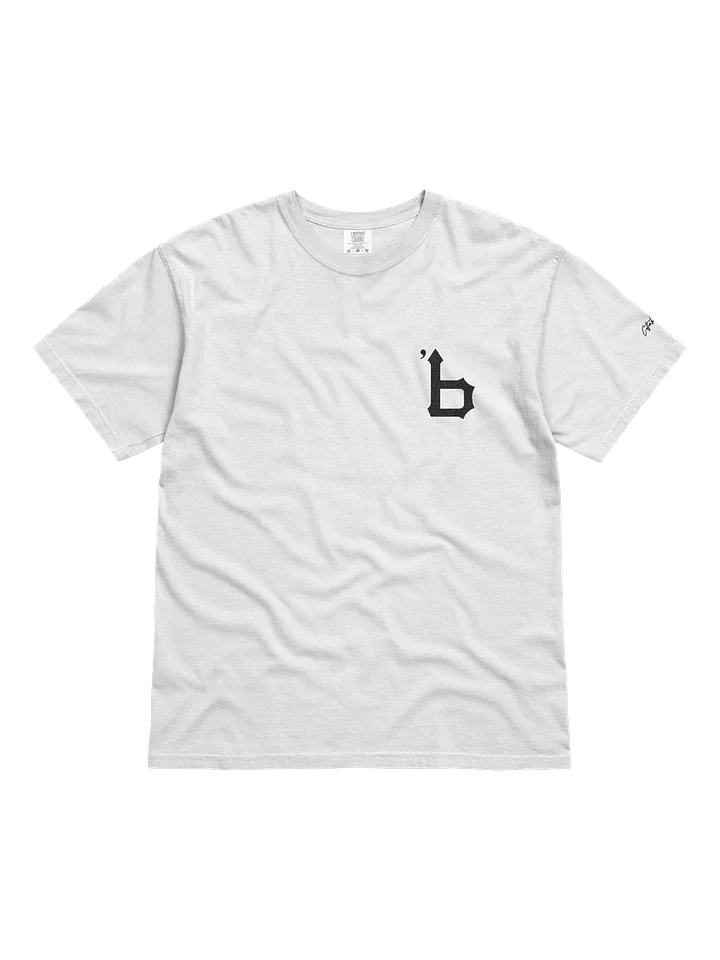 Embroidered 'b' Logo in Black Comfort Tee product image (1)