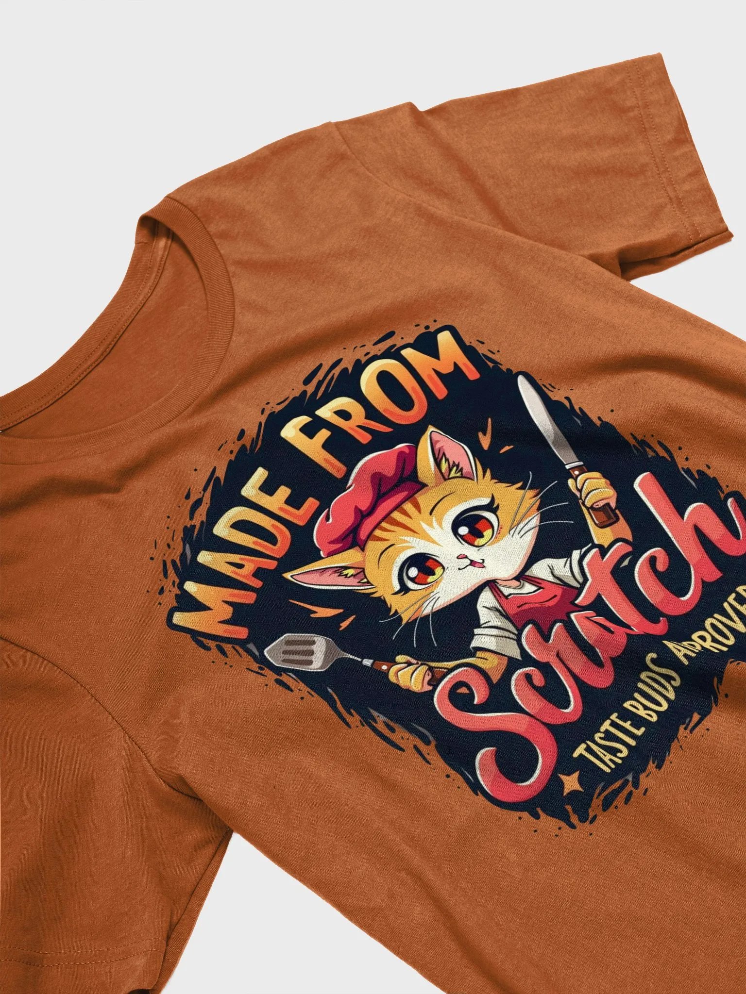 Made from Scratch Chef Cat T-Shirt product image (24)