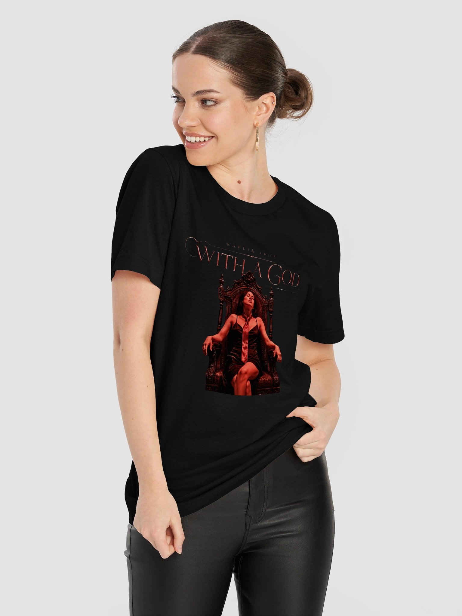 WITH A GOD UNISEX SOFT TEE product image (11)