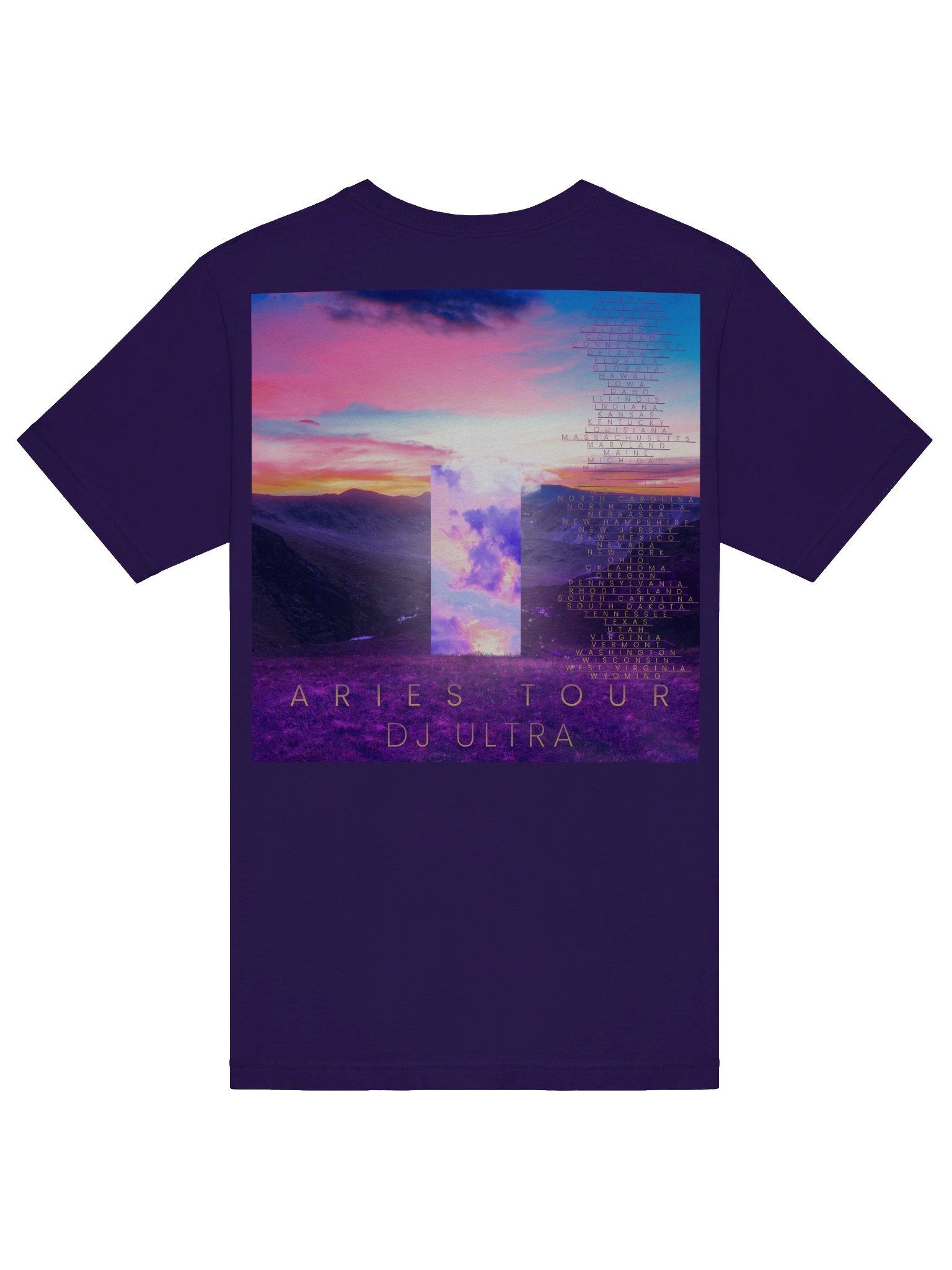 Aries Tour Gradient T-Shirt product image (51)