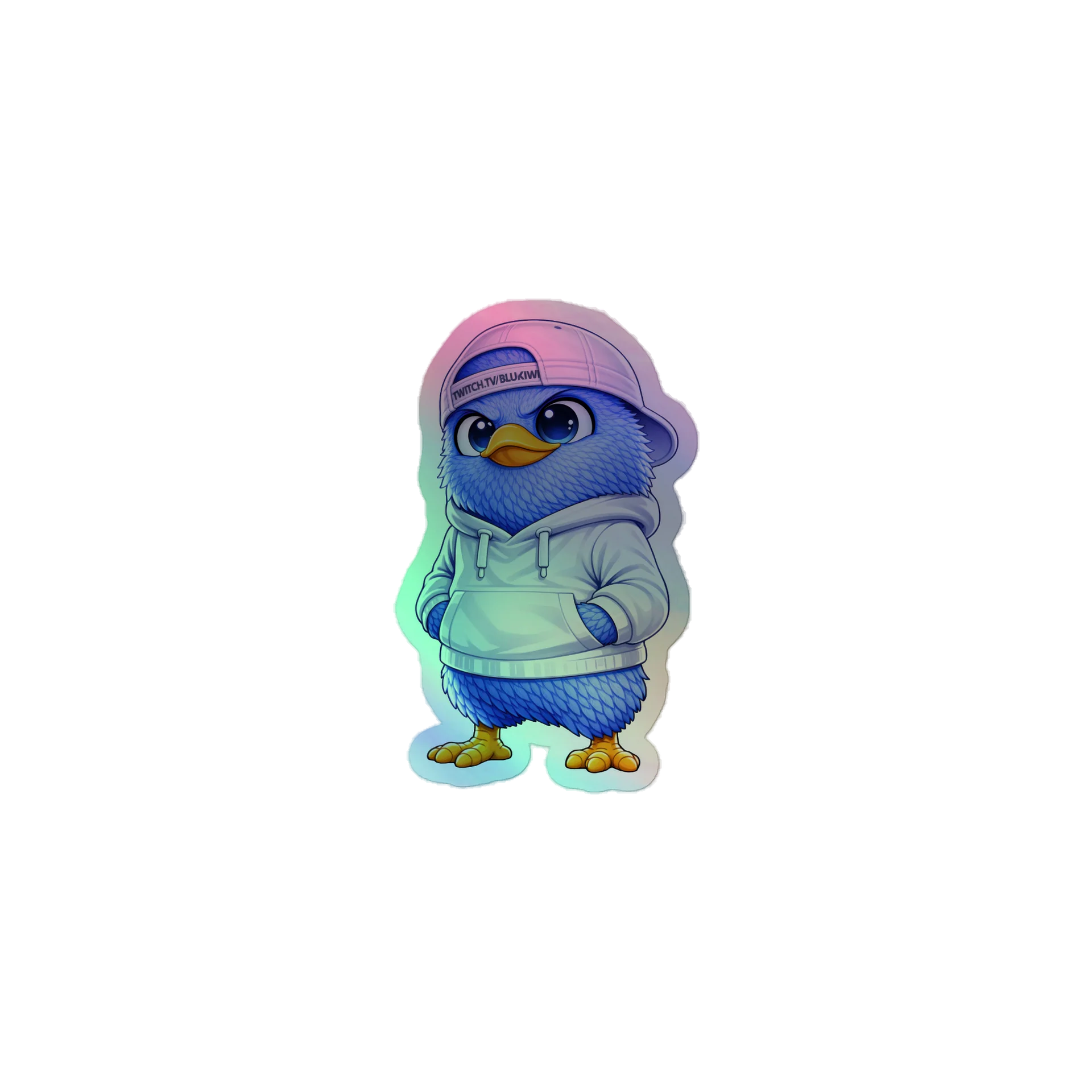 Kiiwi Hoodie Holo Sticker product image (1)