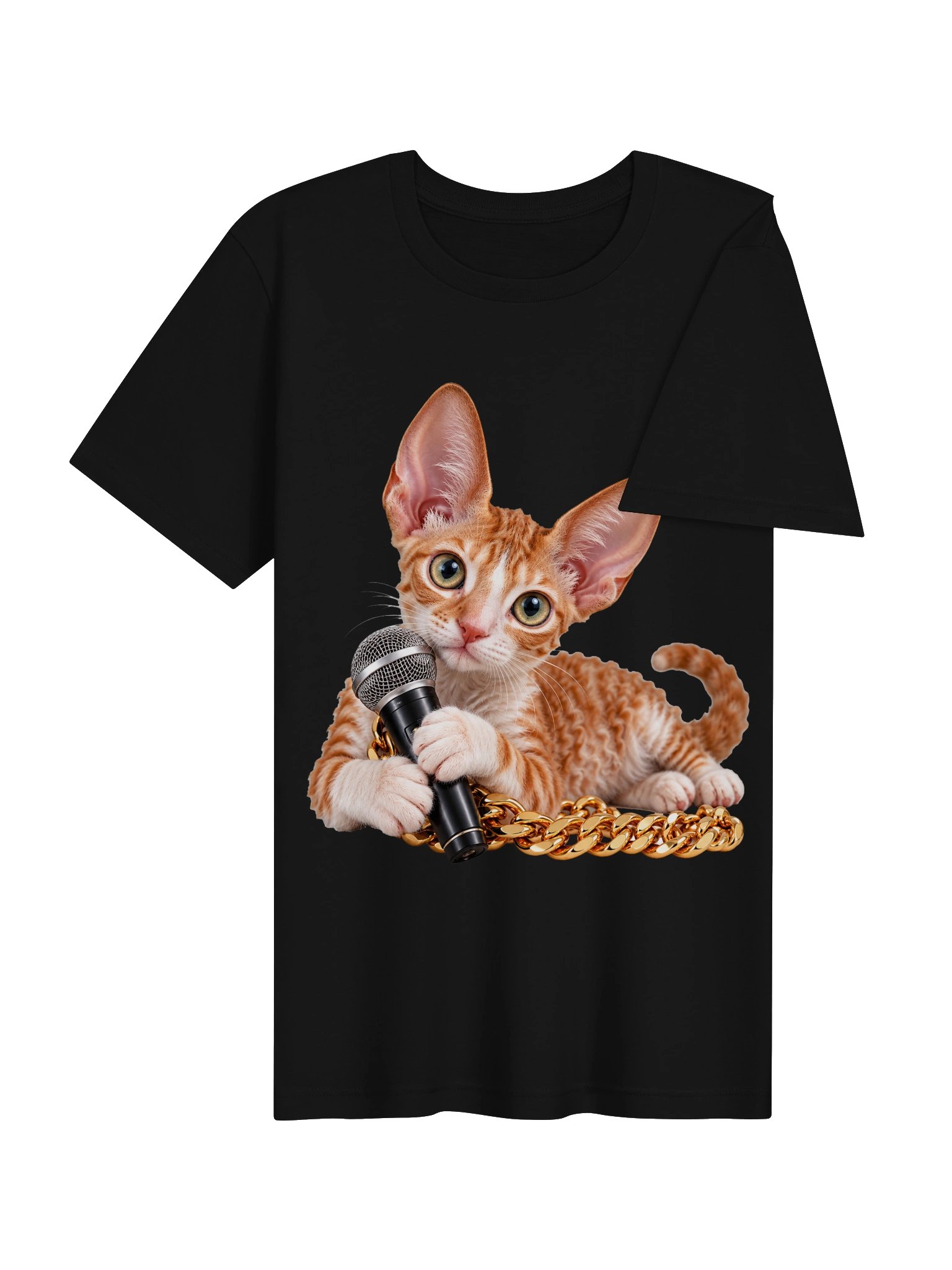 Hip Hop Cornish Rex Kitten – 11 Color Unisex Tee product image (42)