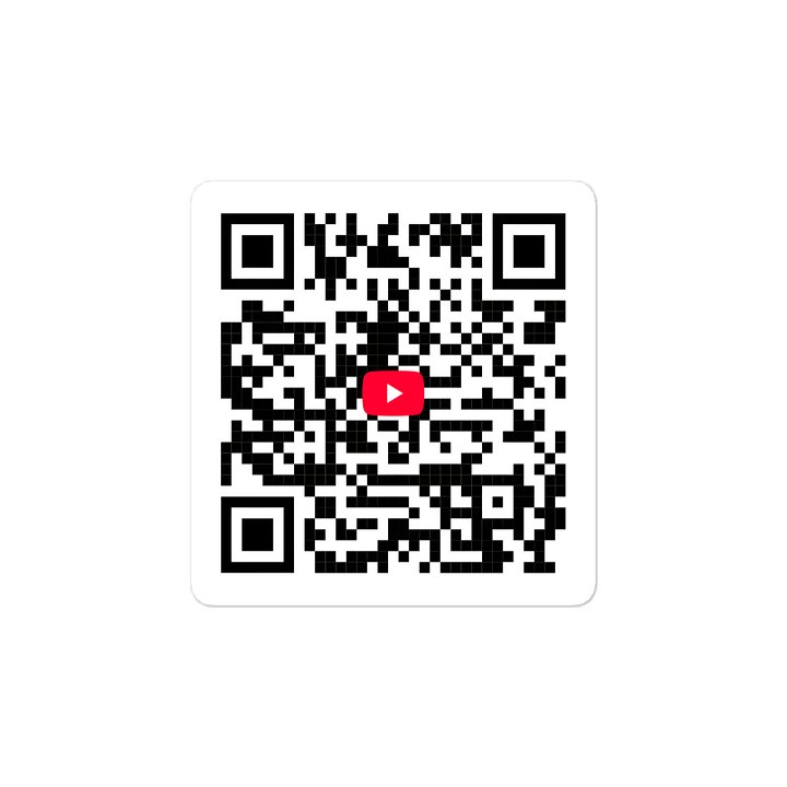 Ape House YouTube QR Sticker – Scan to Join the House product image (2)